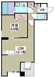 江東区扇橋2丁目マンション 1LDKの間取図画像