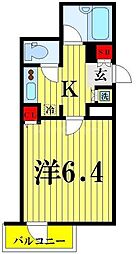 リガーレ本所吾妻橋 1Kの間取図画像