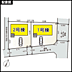 駐車場：2号棟・配置図