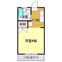 ハイツ西の後 2D ｜ 山口県下関市大字吉母495-6（賃貸アパート1K・2階・23.40㎡） その2