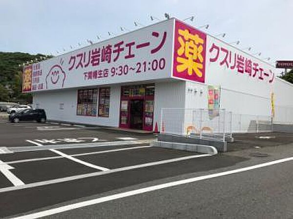 画像24:クスリ岩崎チェーン下関幡生店(407m)