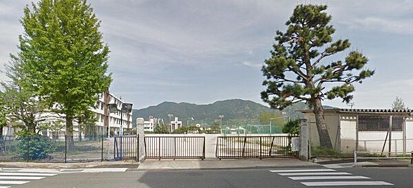 周辺：萩市立萩東中学校(342m)