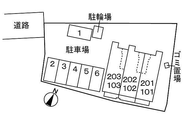 山口県下関市幡生本町(賃貸アパート1LDK・2階・42.80㎡)の写真 その14