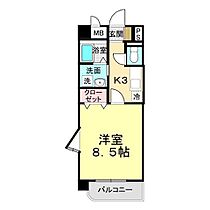 山口県下関市長府江下町1番10号（賃貸マンション1K・2階・28.56㎡） その2