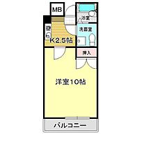 スカイプラザ下関 202 ｜ 山口県下関市新地町6-22（賃貸マンション1K・2階・38.40㎡） その2