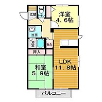 山口県下関市安岡町4丁目7番32号（賃貸アパート2LDK・1階・52.92㎡） その2