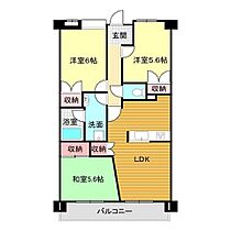 キャナルコート秋根 405 ｜ 山口県下関市秋根西町1丁目8-24（賃貸マンション3LDK・4階・66.31㎡） その2