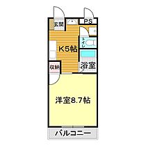 ヌーベルモードyoshida 403 ｜ 山口県萩市大字吉田町11-2（賃貸アパート1K・4階・29.25㎡） その2