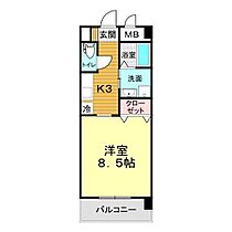 山口県下関市伊倉東町5-19（賃貸マンション1K・3階・28.84㎡） その2