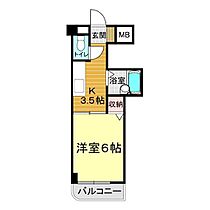 ラ・メール赤間 405 ｜ 山口県下関市赤間町4-3（賃貸マンション1K・4階・23.00㎡） その2