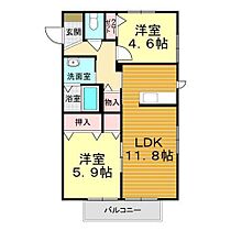 山口県下関市椋野町2丁目12-38（賃貸アパート2LDK・1階・52.92㎡） その2