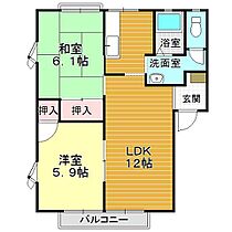 山口県下関市秋根南町2丁目5番18号（賃貸アパート2LDK・1階・51.06㎡） その2