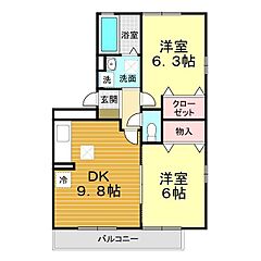 物件の間取り