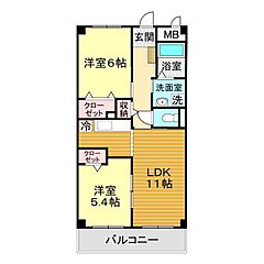 物件の間取り