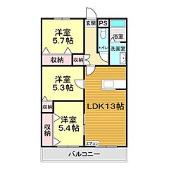物件の間取り