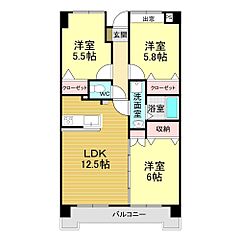 物件の間取り