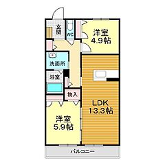 物件の間取り