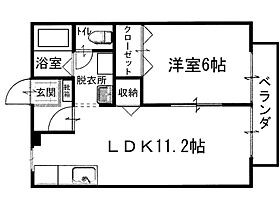 道東ハイツ5号地  ｜ 香川県観音寺市本大町（賃貸アパート1LDK・2階・40.92㎡） その2