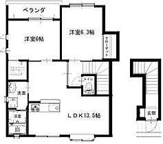 ヴィラコート和田2号地  ｜ 香川県観音寺市豊浜町和田（賃貸アパート2LDK・2階・60.34㎡） その2