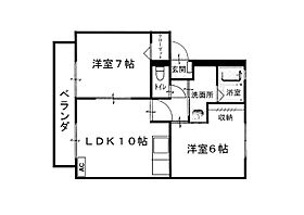 ピノキオハイツ1号地  ｜ 香川県観音寺市柞田町（賃貸アパート2LDK・1階・52.84㎡） その2