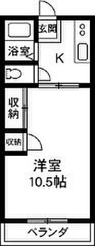 サニーコート 103｜群馬県高崎市中尾町(賃貸アパート1K・1階・29.81㎡)の写真 その2