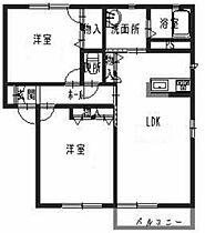 ルーチェ・ベガB  ｜ 京都府福知山市土師新町２丁目（賃貸アパート2LDK・1階・54.81㎡） その2