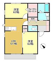 メルヴェイユA  ｜ 京都府福知山市土師新町１丁目（賃貸アパート2LDK・1階・57.30㎡） その2