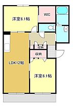 メゾン・ド・エムズI  ｜ 京都府福知山市篠尾新町１丁目（賃貸マンション2LDK・2階・56.90㎡） その2