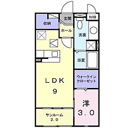 間取図画像 1LDK