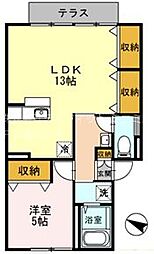 間取図画像 1LDK