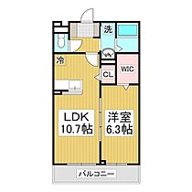 長野県千曲市大字屋代（賃貸アパート1LDK・3階・43.05㎡） その2