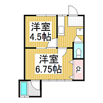 千曲ハイツ  ｜ 長野県千曲市上山田温泉4丁目（賃貸アパート2K・2階・27.00㎡） その2