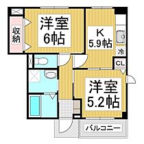 長野県千曲市大字磯部（賃貸アパート2K・1階・42.46㎡） その2