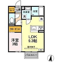 Ｖｉｌｌａｇｅ丹波島  ｜ 長野県長野市丹波島1丁目（賃貸アパート1LDK・2階・32.18㎡） その2