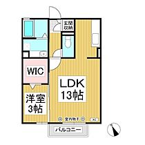 E-ROOM小森西 203 ｜ 長野県長野市篠ノ井小森（賃貸アパート1LDK・2階・40.07㎡） その2