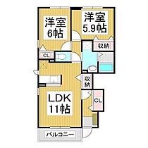 長野県千曲市大字磯部（賃貸アパート2LDK・1階・55.37㎡） その2