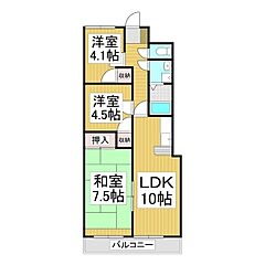 物件の間取り