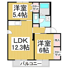 物件の間取り