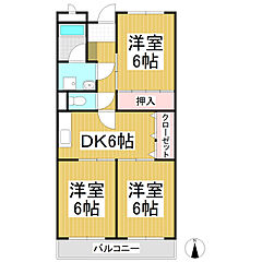 物件の間取り