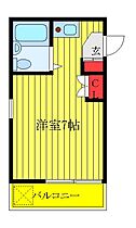 カトウハイツ 201 ｜ 東京都板橋区仲町（賃貸アパート1R・2階・17.01㎡） その2