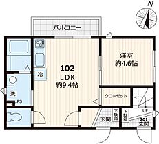 東京都豊島区千川1丁目25-5（賃貸アパート1LDK・1階・33.67㎡） その2