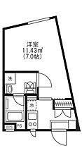 ルーデンスときわ台II 502 ｜ 東京都板橋区南常盤台1丁目（賃貸マンション1K・5階・20.79㎡） その2