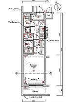 MAXIV蓮根 201 ｜ 東京都板橋区蓮根1丁目31-14（賃貸マンション1K・2階・26.47㎡） その2