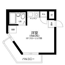 東京都板橋区南町（賃貸マンション1R・2階・16.99㎡） その2