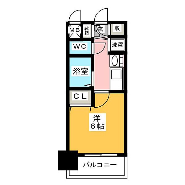 プレサンス鶴舞駅前ブリリアント ｜愛知県名古屋市中区千代田５丁目(賃貸マンション1K・4階・20.09㎡)の写真 その2