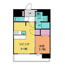 スプランディッド大須門前町 1205 ｜ 愛知県名古屋市中区門前町6（賃貸マンション1LDK・12階・34.08㎡） その2