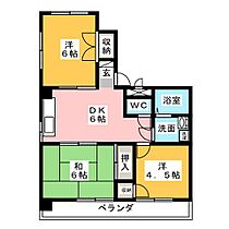 ドミール山王  ｜ 愛知県名古屋市中区松原３丁目（賃貸マンション3DK・3階・51.87㎡） その2