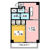 ＴＡＣＨＩＢＡＮＡ　ＢＯＸ24  ｜ 愛知県名古屋市中区橘１丁目（賃貸マンション1LDK・2階・44.67㎡） その2