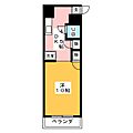 シャトー鶴舞8階3.4万円