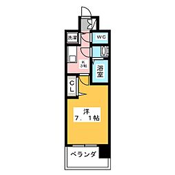 間取図画像 1K